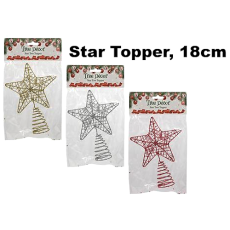 Christmas Tree Star, Tree Topper, 18cm